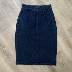 Vintage Calvin Klein Sport Denim Skirt - Size 14‎
